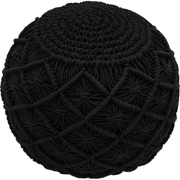 NEW COTTON CRAFT ROUND 14 INCHIES BLACK