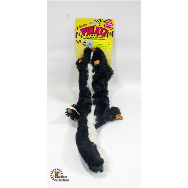 BRAND NEW BURGHAM PHLATZ UNSTUFFED DOG TOY WITH