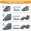 Image 2 : BRAND NEW 3 STEP DOG STAIR - GREY
