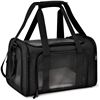 Image 1 : NEW CAT CARRIER SOFT PET CARRIER - BLACK