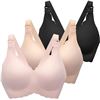 Image 1 : BRAND NEW MOMWILLS NURSING BRAS 3 PACK SIZE MED