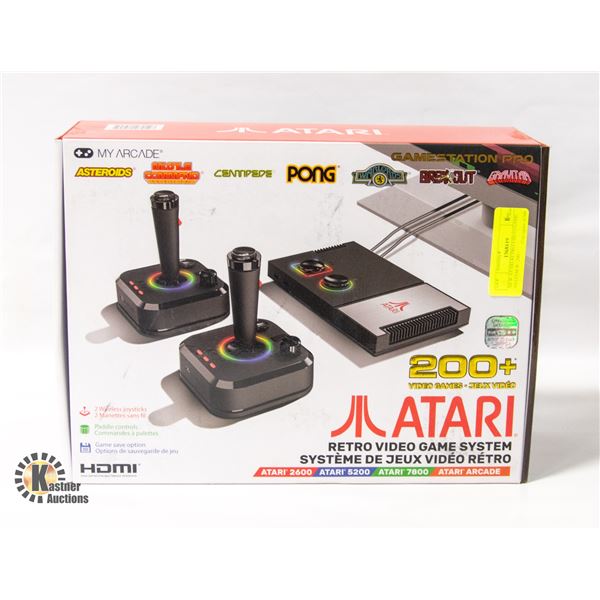 NEW ATARI RETRO VIDEO GAME SYSTEM W/ 200+