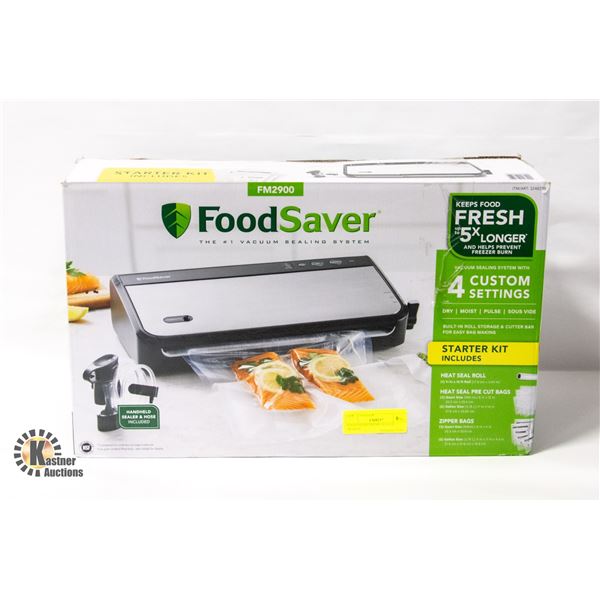 FOODSAVER FM2900 SEALER. TESTED