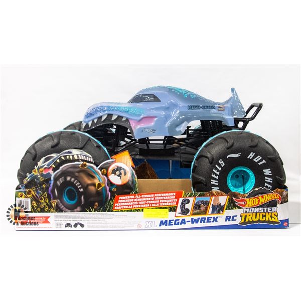 NEW HOTWHEELS MEGA WREX R/C MONSTER TRUCK
