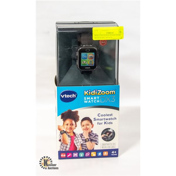 NEW VTECH KIDI ZOOM SMART WATCH DX3, BLACK