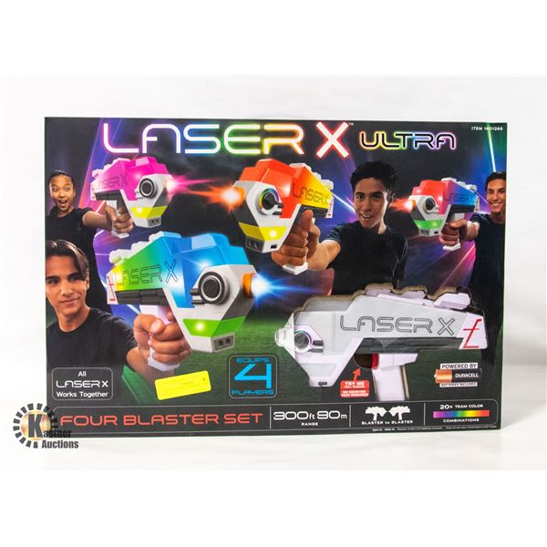 LASER X ULTRA 4 PLAYER LASER TAG GAME