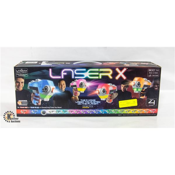NEW SEALED LASER X 4 PLAYER LASER TAG GAME