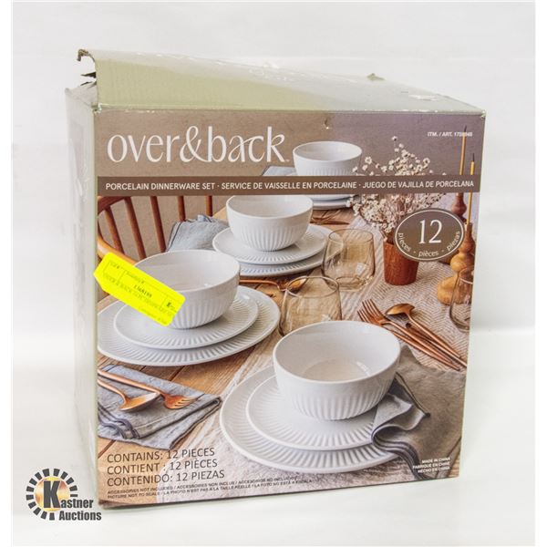 OVER & BACK 16 PC DISHWARE SET