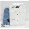 Image 1 : MEN'S SHIRTS 1 DENIM 1 WHITE SIZE 2XL