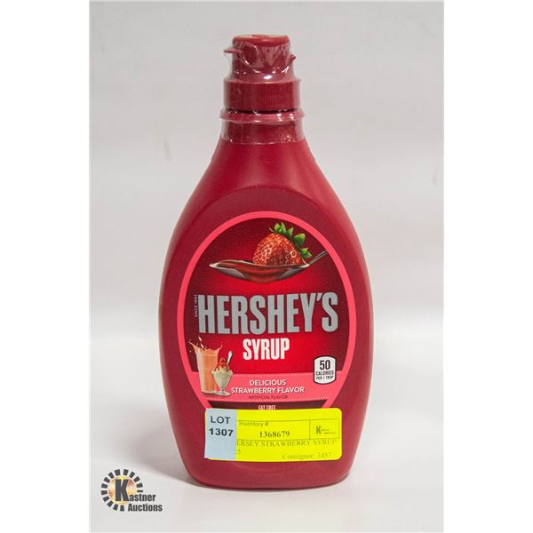 NEW HERSEY STRAWBERRY SYRUP BB 02/25