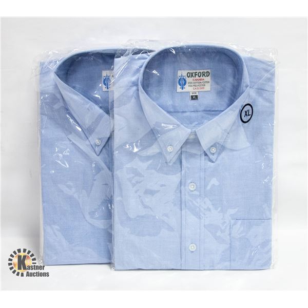 MEN'S SHIRTS 2 OXFORD BLUE SIZE XL