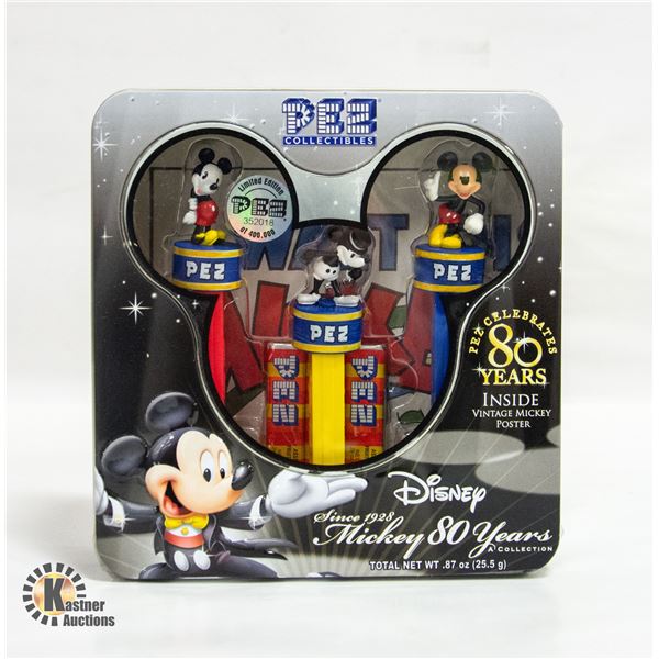 NEW PEZ MICKEY 80 YRS COLLECTION