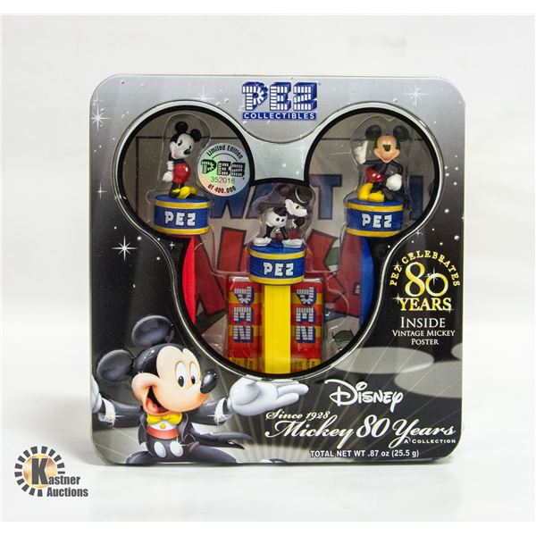 NEW PEZ MICKEY 80 YRS COLLECTION
