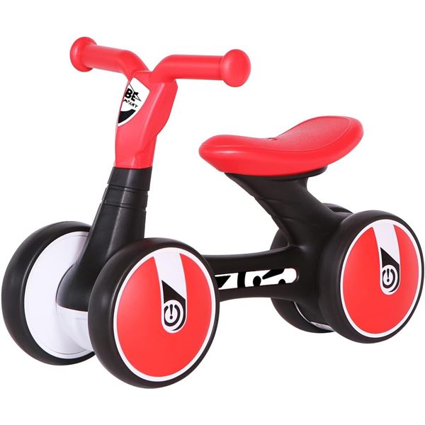 NEW KOBE TOY TINY TRIKE KIDS BALANCE BIKE RED