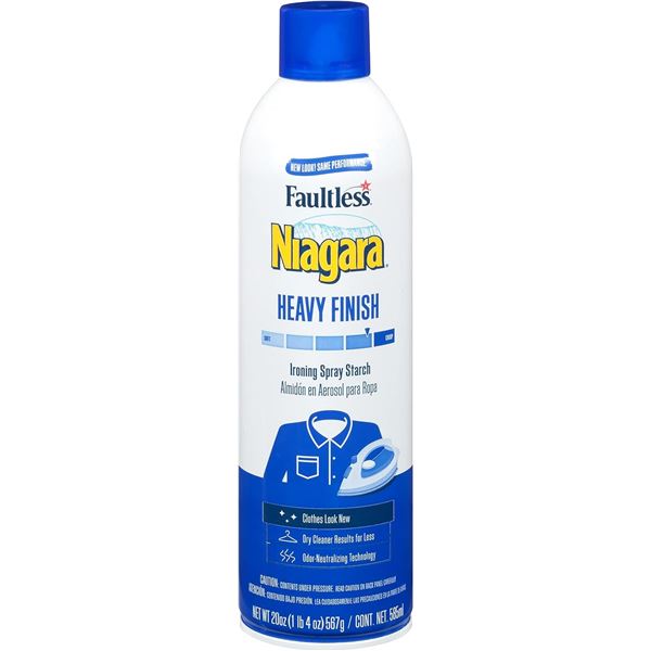 NEW FAULTLESS NIAGARA HEAVY FINISH IRONING SPRAY