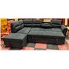 Image 1 : NEW IN BOX SECTIONAL WITH USB CHARGING PORTS,