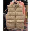 Image 1 : NEW MEDIUM BROWN SLEEVELESS PUFFER VEST