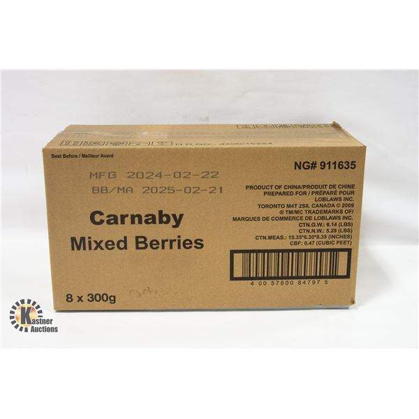 NEW CASE OF CARNABY MIXED BERRIES GUMMY CANDIES