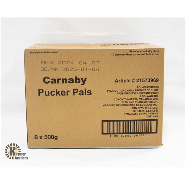 NEW CASE OF CARNABY PUCKER PALS GUMMY CANDIES