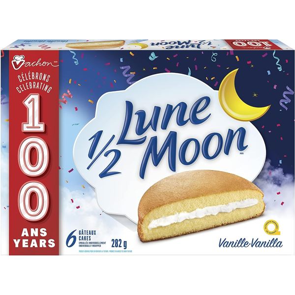 3 NEW VACHON HALF MOON VANILLA CAKES