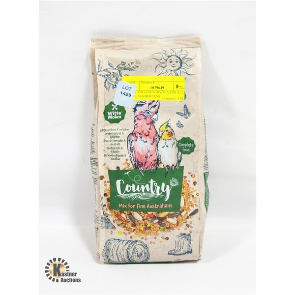 NEW 550G COUNTRY MIX FOR ALL FINE AUSTRALIANS