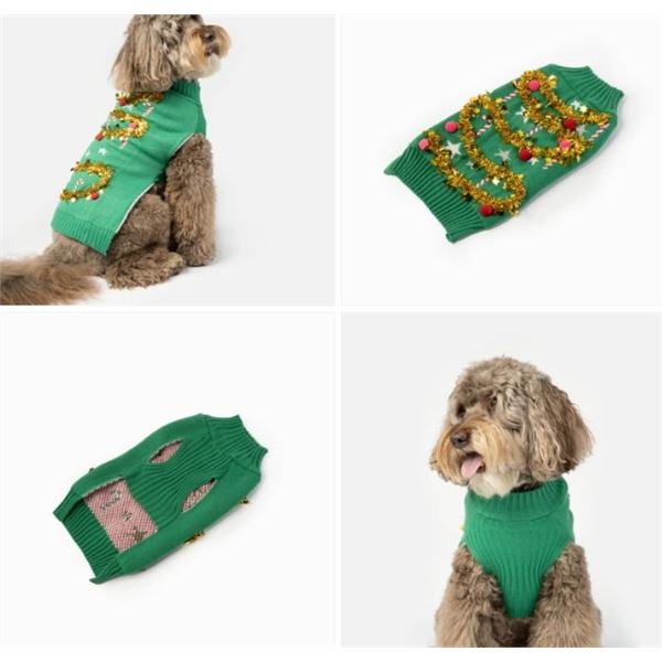 BRAND NEW SILVER PAW HOLIDAYS XL DOG CHRISTMAS