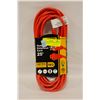 Image 1 : NEW POWER EXTENSION CORD O/D 16/3 25' ORANGE