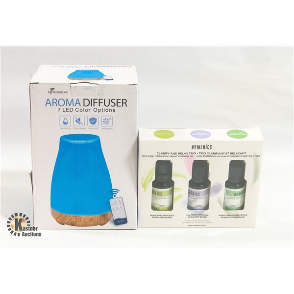 NEW IN BOX DIFFUSERLOVE LED COLOR