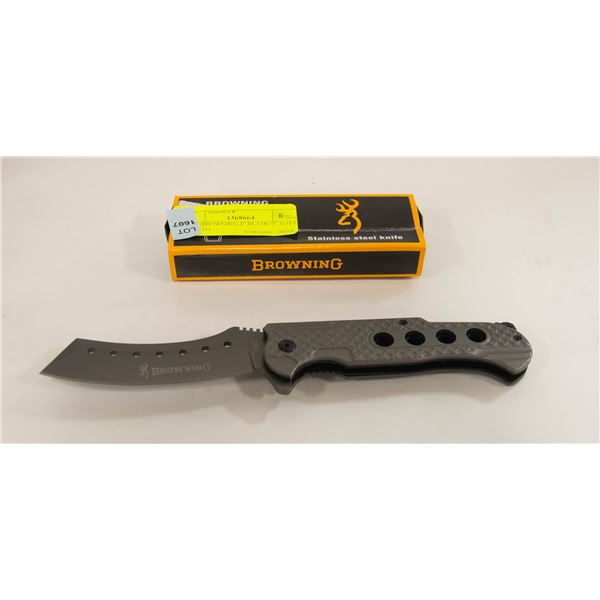 NEW BROWNING 4" BLADE 9" TOTAL LENGTH