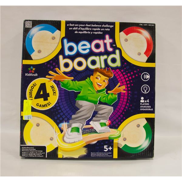 KIDKRAFT BEAT BOARD MUSICAL GAME, UP TO 4 PLAYERS