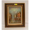 Image 1 : ESTATE FRENCH ORIGINAL OIL ON CANVAS PAINTING