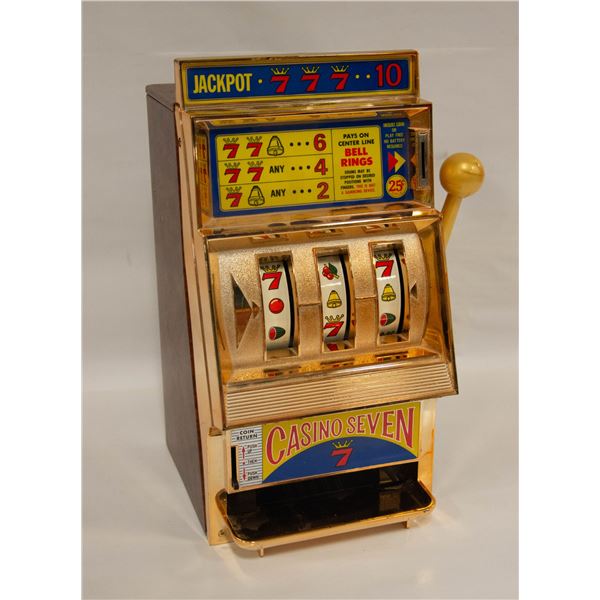 VINTAGE CASINO SEVEN'S SLOT MACHINE