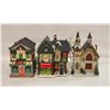 Image 1 : 3 CHRISTMAS PORCELAN VILLAGE HOUSES WORKING