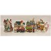 Image 1 : 4 CHRISTMAS PORCELAN VILLAGE HOUSES