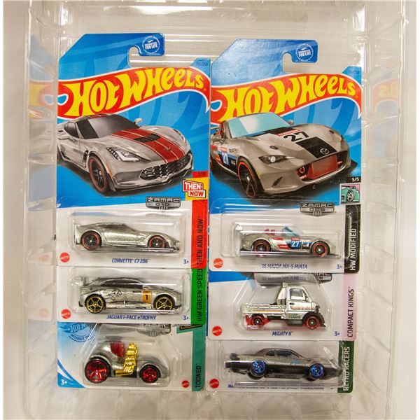 HOTWHEELS 6 PACK OF ZAMACS