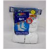 Image 1 : WHITE CREW SOCKS 12-16 SIZE 6-PACK FRUIT OF LOOM