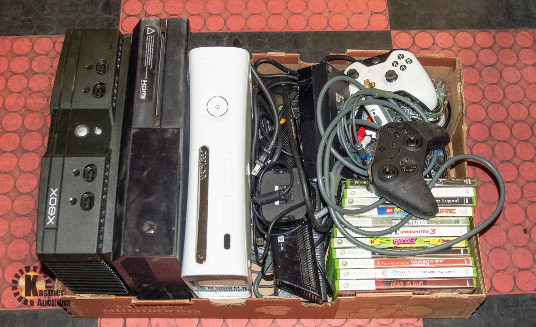 Console Lot XBOX, XBOX 360, XBOX ONE CONSOLE LOT, GAMES & ACC