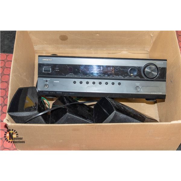 ONKYO HT-R380 RECEIVER & SPEAKERS