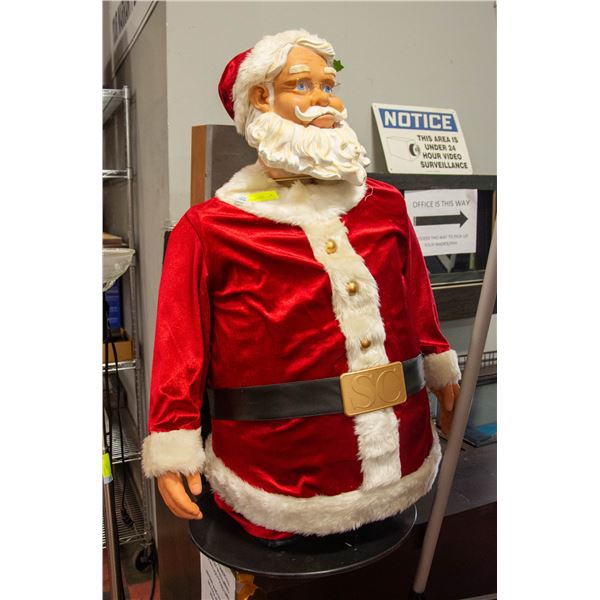 3 FT TALL SOLID SANTA OUTSOOR CHRISTMAS