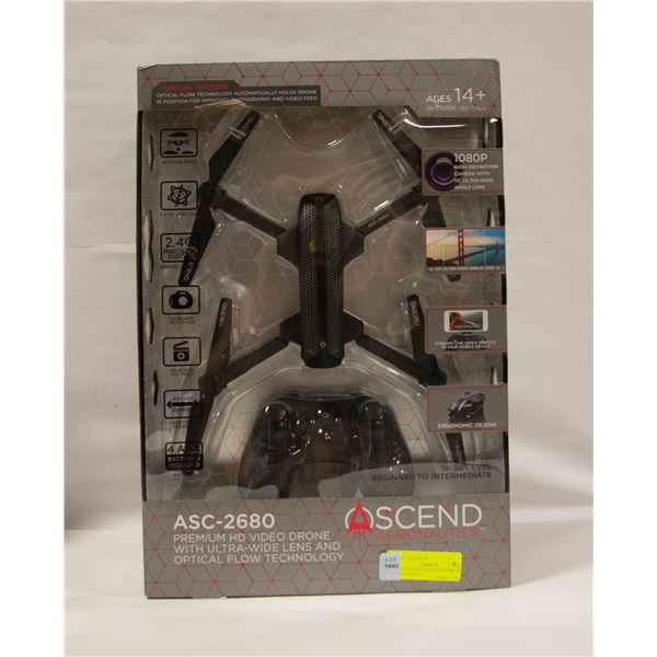 NEW ASCEND ASC-2680 PREMIUM HD VIDEO DRONE