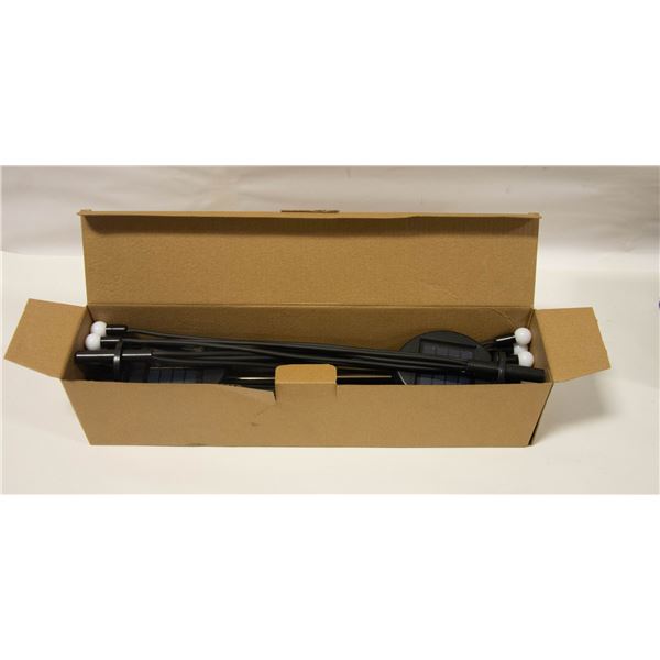 NEW 4PK SOLAR GARDEN FIREFLY LIGHTS