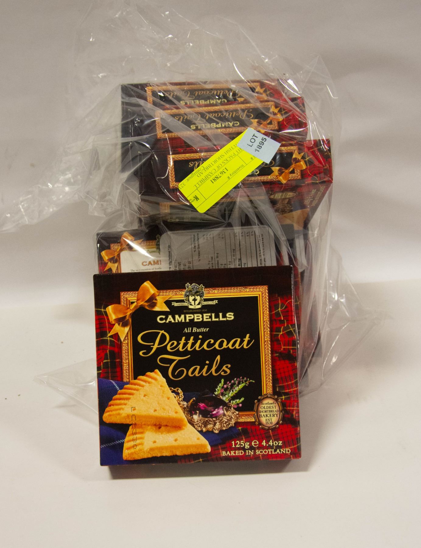 EIGHT PACKS OF CAMPBELL SCOTTISH SHORTBREAD