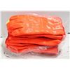 Image 1 : FIVE PAIRS OF ORANGE PVC ICEBERG GLOVES