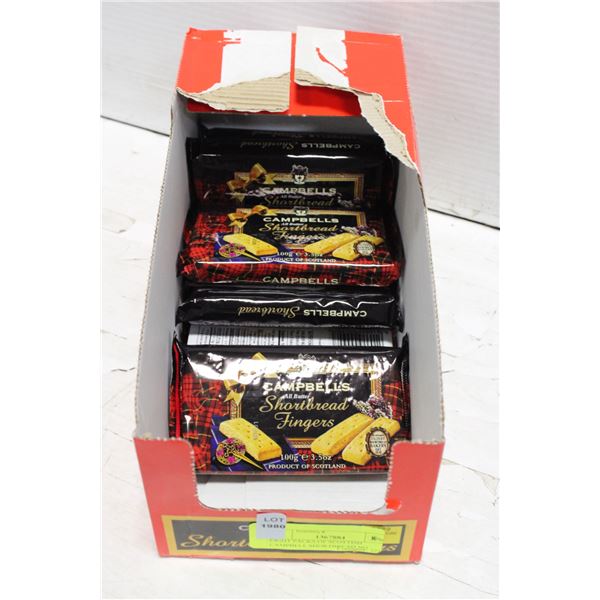 EIGHT PACKS OF SCOTTISH CAMPBELL SHORTBREAD NO