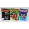 MARVEL WOLVERINE COMICS 2,3,4 VINTAGE