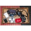 LOT OF VARIOUS CAMERAS & ACCESSORIES