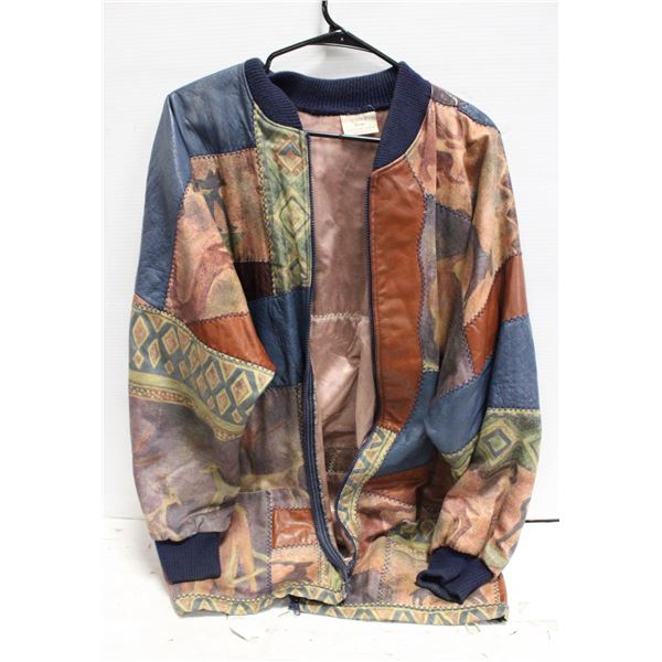 VINTAGE VANCOUVER PATCHWORK LEATHER LADIES