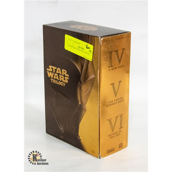 STAR WARS TRILOGY DVD SET