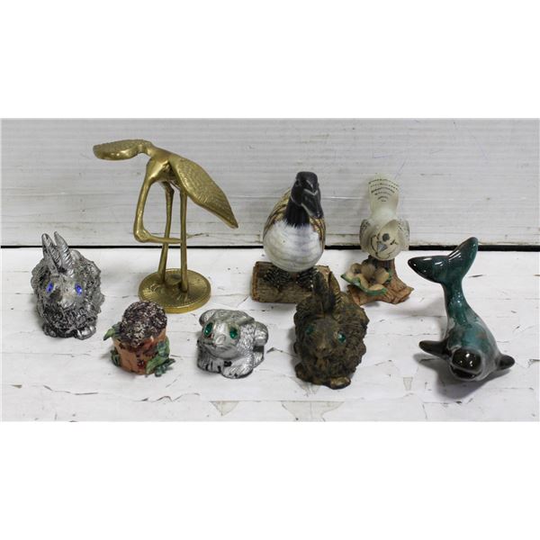 ESTATE ANIMAL FIGURINES ALL TOGETHER-ESTATE