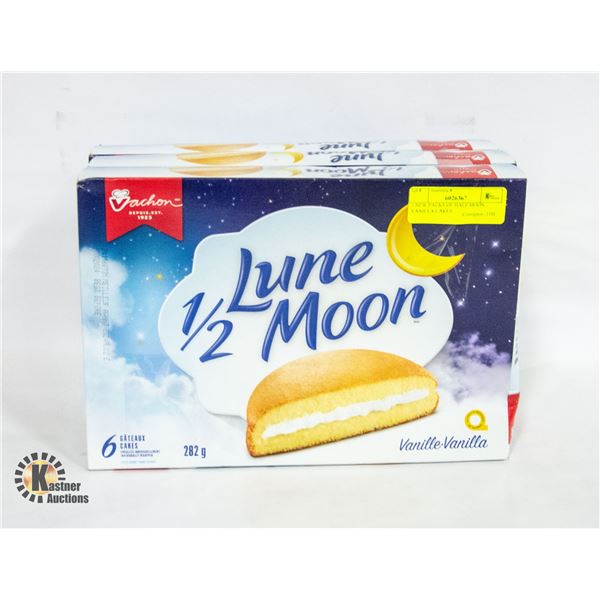 3 NEW VACHON HALF MOON VANILLA CAKES